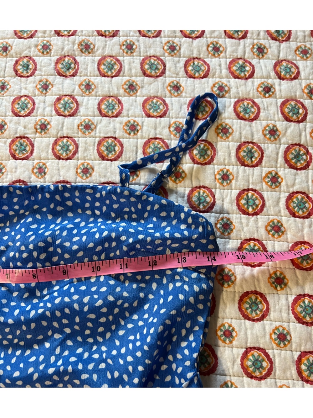 EUC Hello Molly Down to Georgia Periwinkle Blue Mini Dress size XS - Picture 6 of 7
